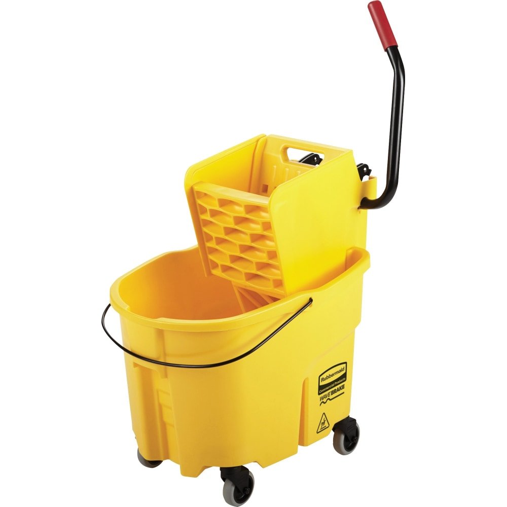 Rubbermaid Bucket/Wringer Combo Pack, 17 5/8"H x 16 1/16"W x 20 1/4"D, 35 Quarts
