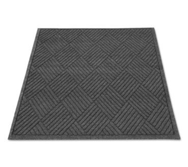 Guardian EcoGuard Diamond Floor Mat, Rectangular, 36 x 48, Charcoal