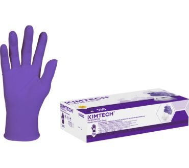 Kimberly-Clark Safeskin Purple Nitrile Exam Gloves, Medium, Purple, Box Of 100