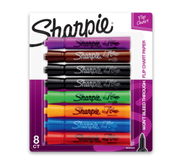 Sharpie Flip Chart Markers, Assorted, Pack Of 8