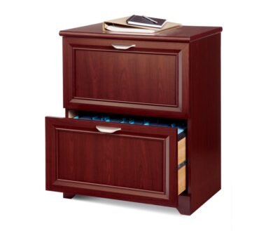 Magellan 23-1/2"W x 16-9/16"D Lateral 2-Drawer File Cabinet, Classic Cherry