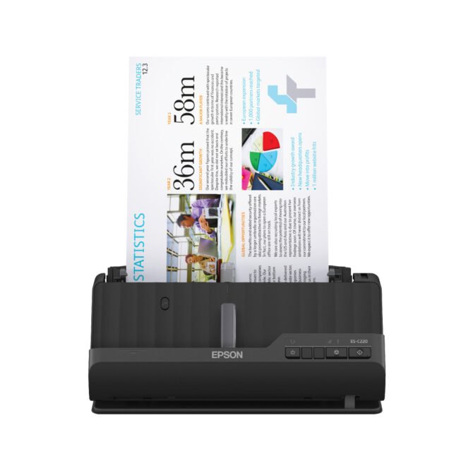Epson WorkForce Compact Desktop Document Scanner, ES-C220