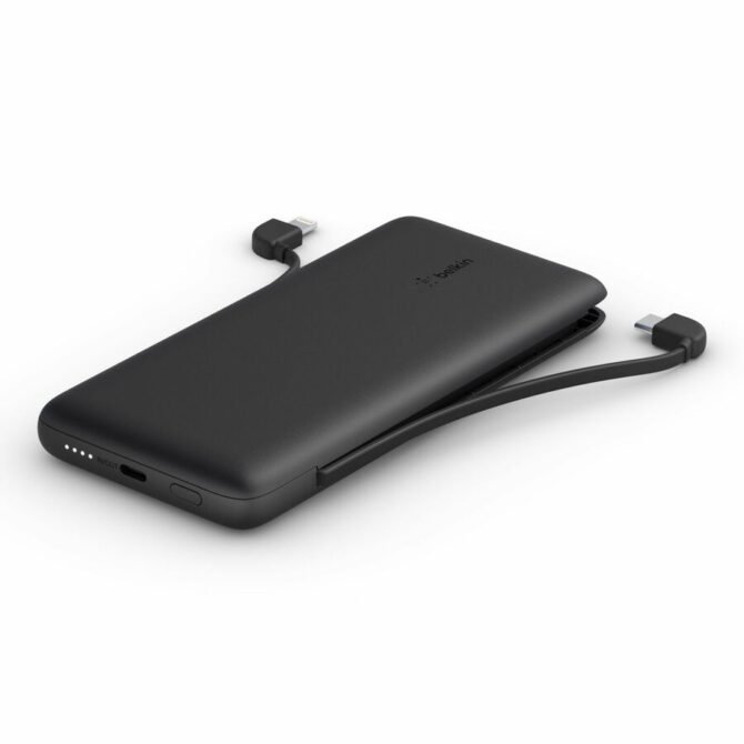 Belkin BoostCharge Plus 10K USB-C Power Bank with Integrated Cables