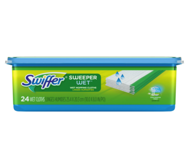 Swiffer Sweeper Wet Mopping Pad Refills, Open-Window Fresh Scent, 24 Count