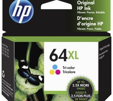 HP 64XL Tri-Color High-Yield Ink Cartridge, N9J91AN