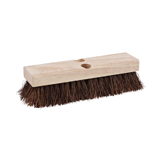 Boardwalk Deck Brush Head, 2" Brown Palmyra Bristles, 10" Brush