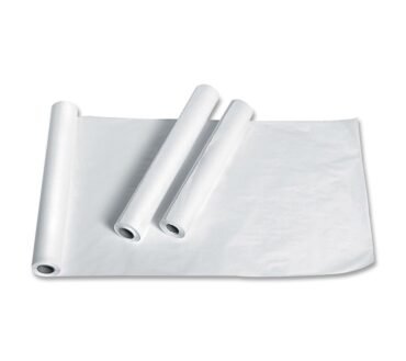 Medline Deluxe Heavyweight Exam Paper, 21" x 225', White, Carton Of 12 Rolls