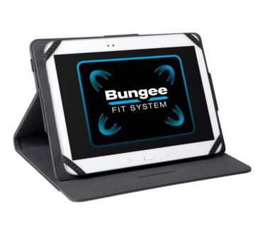 Targus Universal THZ457 Carrying Case for 9" to 10.1" Tablet - Black - Faux Leather, Polyurethane Body - 10.6" Height x 7.9" Width x 0.8" Depth