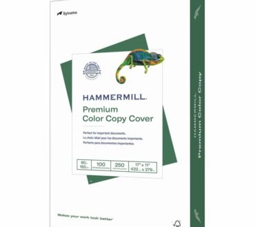 Hammermill Color Card Stock, Photo White, Ledger (11" x 17"), 60 Lb, Pack Of 250