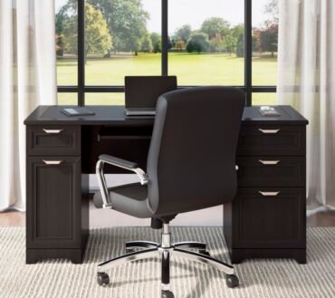 Magellan 59"W Manager's Computer Desk, Espresso