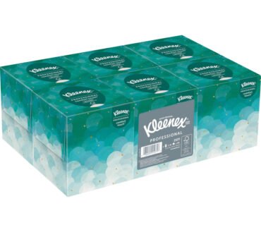 Kleenex Professional Facial Tissue Cube for Business, One Bundle of 6 Boxes