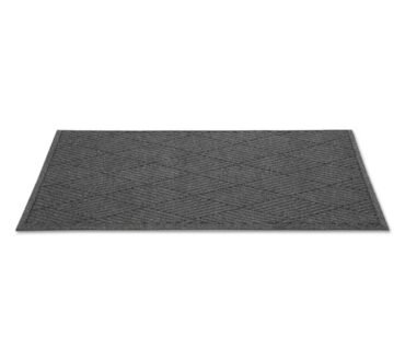 Guardian EcoGuard Diamond Floor Mat, Rectangular, 36 x 120, Charcoal