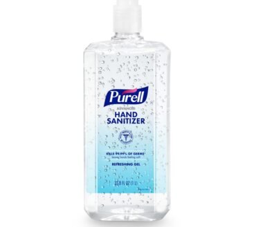 Purell Advanced Hand Sanitizer Refreshing Pump Bottle Gel, Clean Scent, 1 Liter