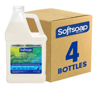 Softsoap Moisturizing Liquid Hand Soap, Clean Scent, Carton Of 4 Refills