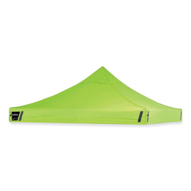 ergodyne Shax 6000C Replacement Pop-Up Tent Canopy for 6000, 10 ft x 10 ft, Polyester, Lime