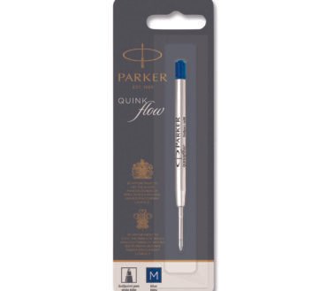 Parker Refill for Parker Ballpoint Pens, Medium Conical Tip, Blue Ink