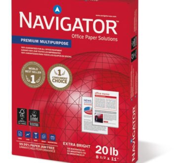 Soporcel Premium Multi-Use Printer & Copy Paper, White, Letter (8.5" x 11"), 5000 Sheets Per Case, 20 Lb, 97 Brightness