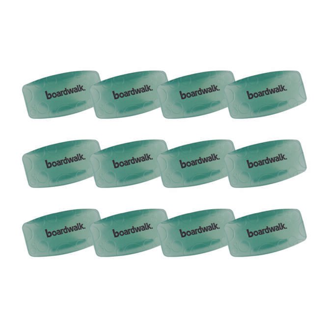 Boardwalk Toilet Bowl Clip, Cucumber Melon Scent, Green, 12/Box