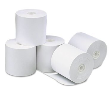 Universal Direct Thermal Printing Paper Rolls, 3.13" x 273 ft, White, 50/Carton