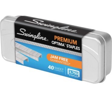 Swingline Optima Premium Staples, 1/4" Standard Strip, Box Of 3,750