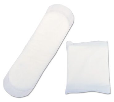 HOSPECO Maxithins Sanitary Pads, 250/Carton