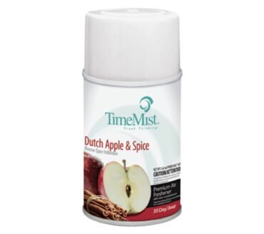 TimeMist Premium Metered Air Freshener Refill, 6.6 Oz, Dutch Apple & Spice, Carton of 12 Units