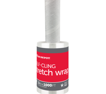 Stretch Wrap Film, 5" x 1000' Roll, Clear