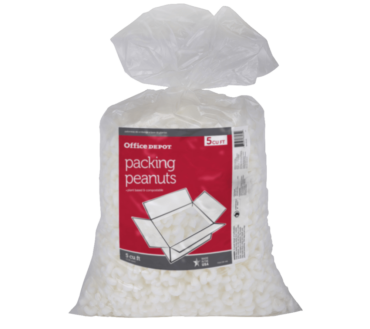 Loose-Fill Packing Peanuts, 5 Cu Ft