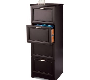 Magellan 19”D Vertical 4-Drawer File Cabinet, Espresso