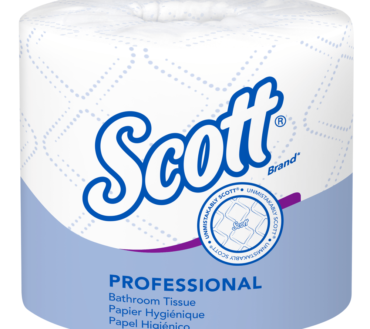 Scott Professional Standard Roll 2-Ply Toilet Paper, 25% Recycled, 550 Sheets Per Roll, Pack Of 80 Rolls