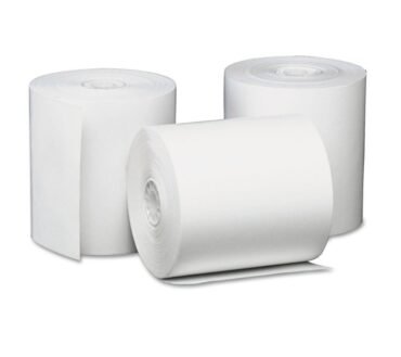 Universal Direct Thermal Printing Paper Rolls, 3.13" x 230 ft, White, 50/Carton