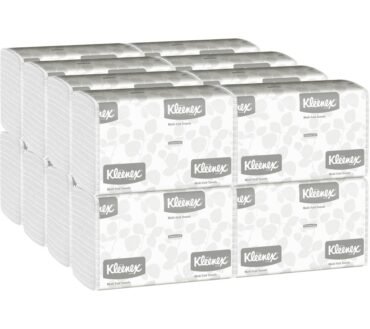 Kleenex Multi-Fold 1-Ply Paper Towels, 150 Per Pack, Case Of 16 Packs