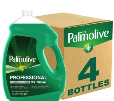 Palmolive Ultra Strength Liquid Dish Soap, 145 Oz, Green, Pack Of 4 Bottles