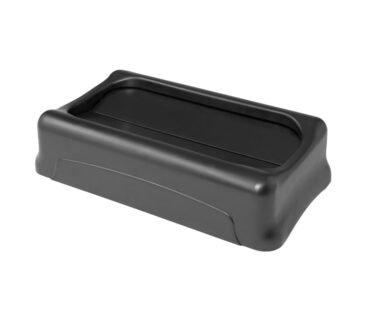 Rubbermaid Commercial Slim Jim Swing Lid, Black