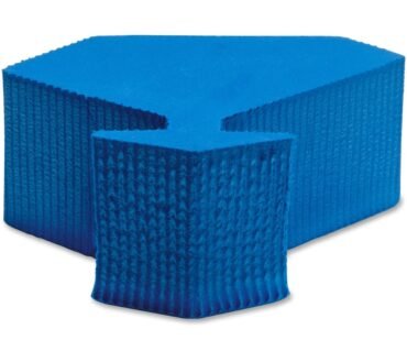 Lorell Door Wedge - 1 Each - Foam - Blue