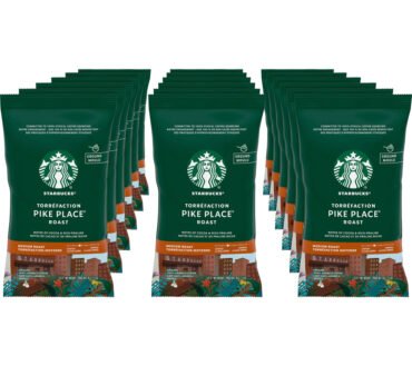 Starbucks Ground Coffee Packets, Pike Place, Medium Roast, 2.5 oz, 18 Packets