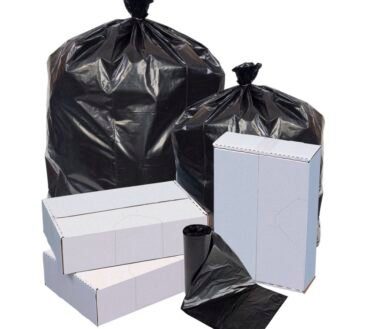 Highmark Linear Low Density Can Liners, 0.6-mil, 12 - 16 Gallons, 24" x 32", Black, Box Of 500