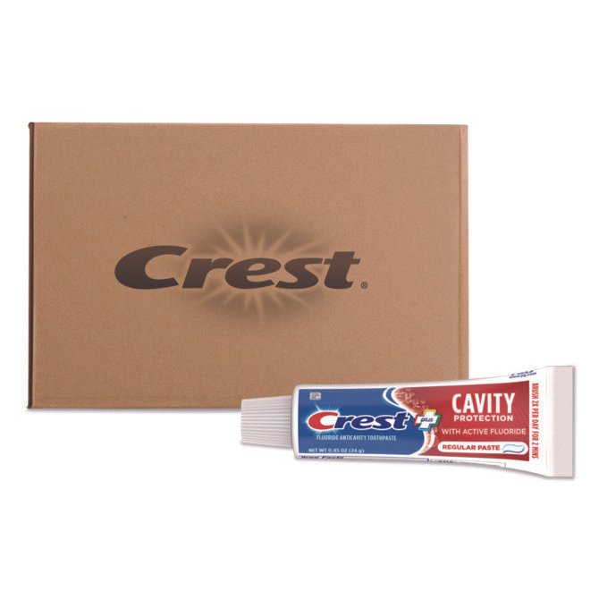 Crest Cavity Protection Toothpaste, Personal Size, 0.85 oz Tube, 240/Carton