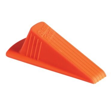 Master Caster Giant Foot Door Stop, Orange