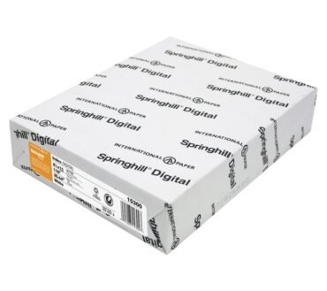 Springhill Digital Index Card Stock, White, Letter (8.5" x 11"), 110 Lb, Pack Of 250