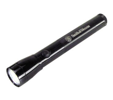 SKILCRAFT Smith & Wesson Aluminum AA Cell Flashlight, Black (AbilityOne 6230-01-513-2663)