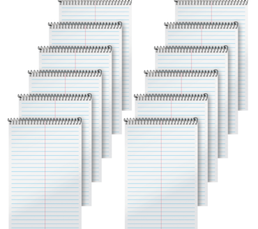 TOPS Second Nature Steno Books, 6" x 9", Gregg Ruled, 80 Sheets, White, Pack Of 12