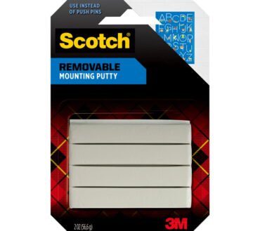 Scotch Adhesive Putty, Tape Style, 2 Oz