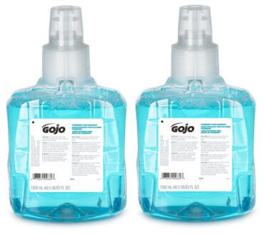 GOJO Pomeberry Foam Handwash Refill, For LTX-12 Dispenser, Pomegranate Scent, 1,200 mL, 2/Carton