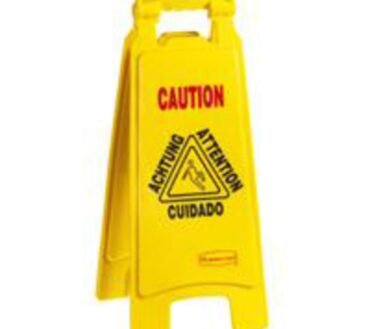 Rubbermaid Multilingual Wet Floor Sign